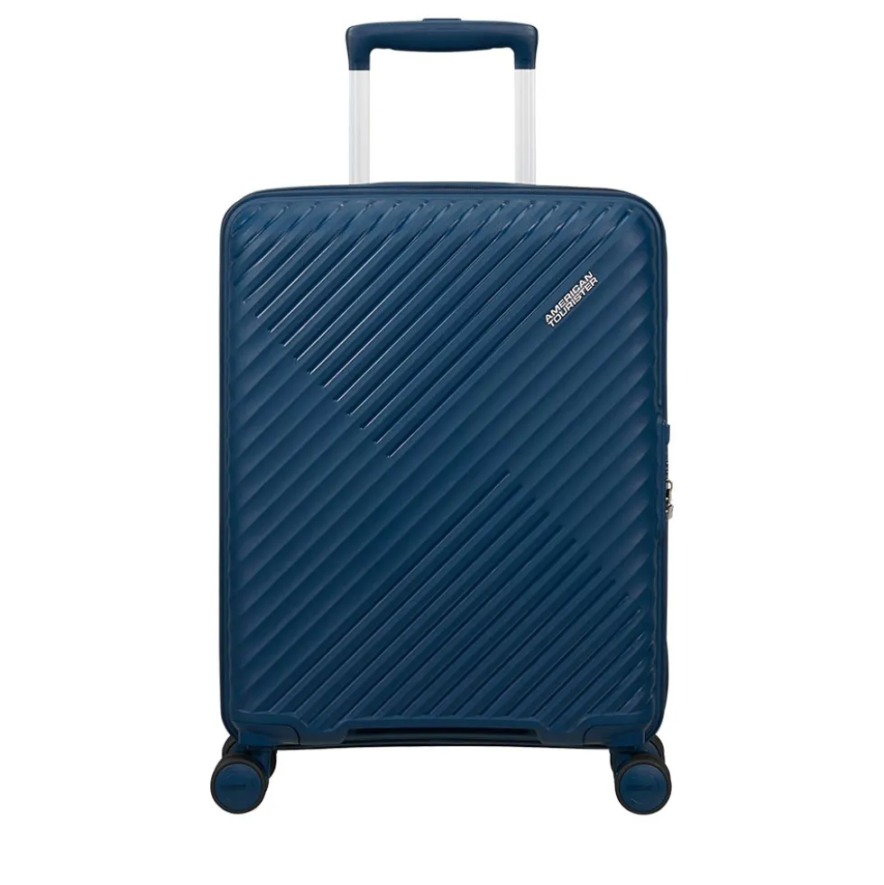 Trolley Cabina Rigido 4 Ruote AMERICAN TOURISTER linea Diablast colore Darkwave Blue