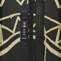 Trolley Cabina Rigido 4 Ruote SPRAYGROUND stampa That Gold Drap
