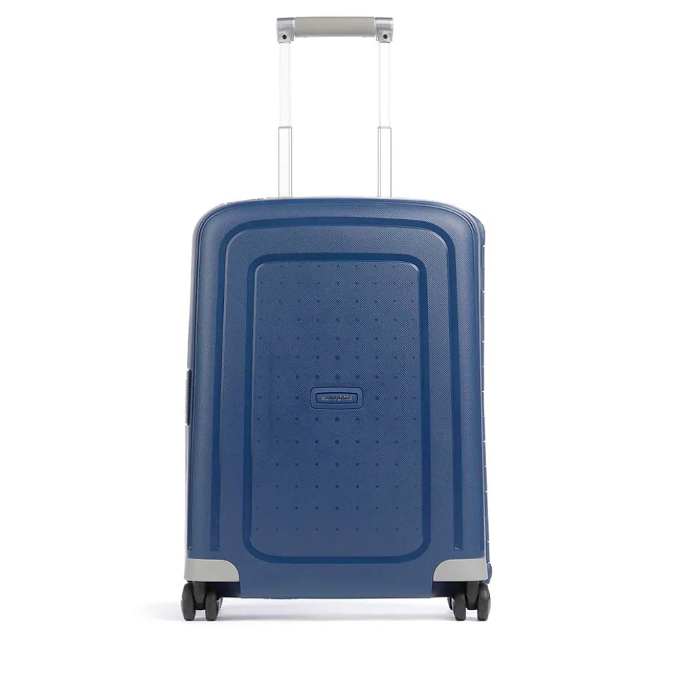 Trolley Cabina Rigido 4 Ruote SAMSONITE linea S'Cure Blu