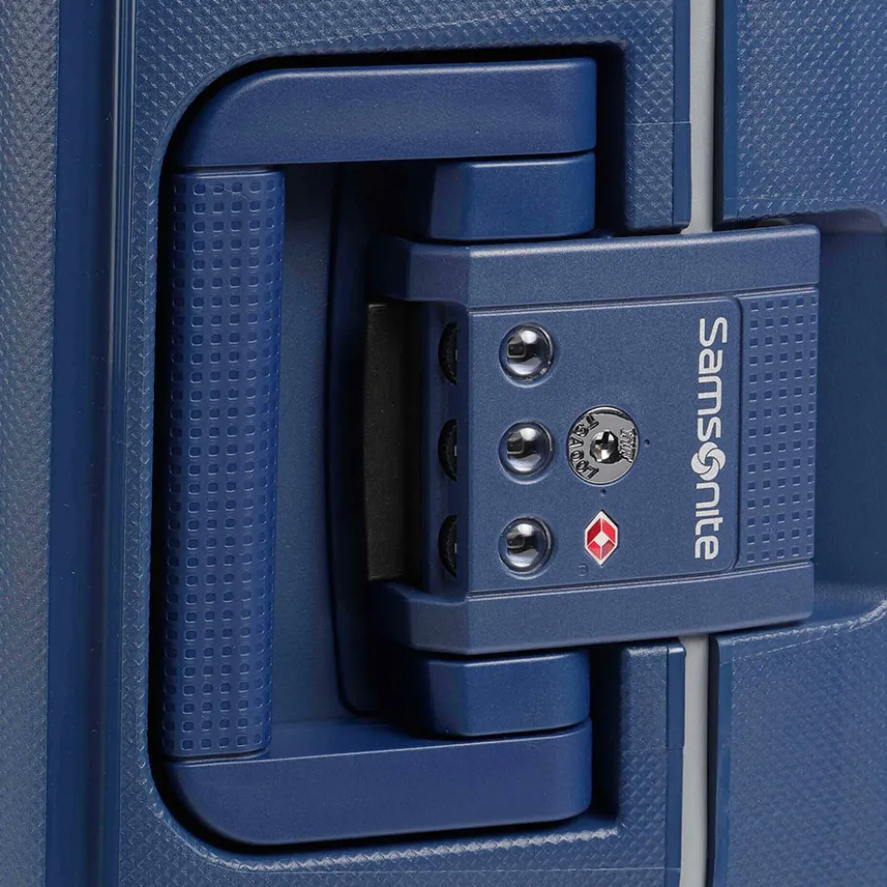 Trolley Cabina Rigido 4 Ruote SAMSONITE linea S'Cure Blu