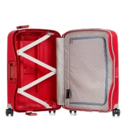 Trolley Cabina Rigido 4 Ruote SAMSONITE linea S'Cure Rosso