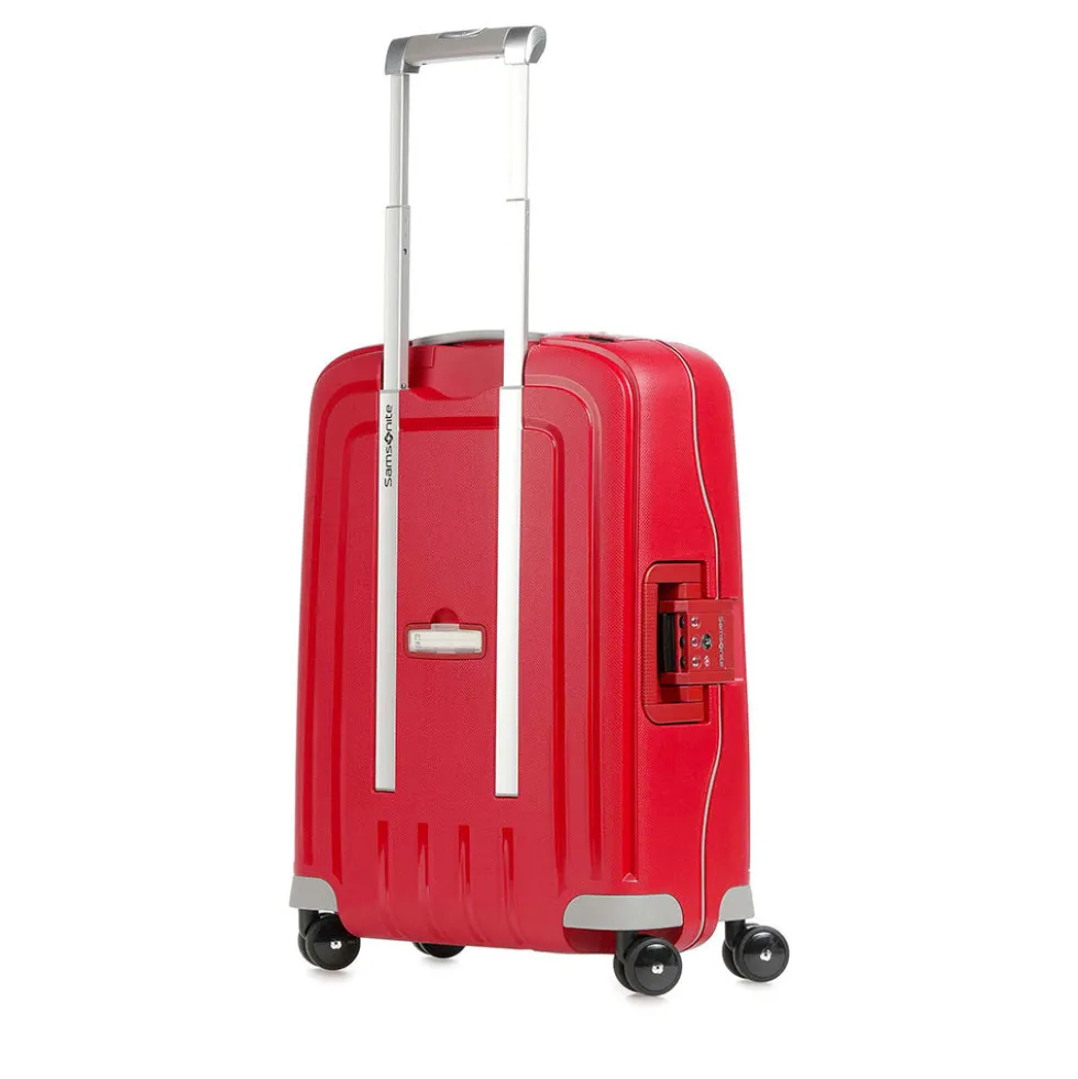 Trolley Cabina Rigido 4 Ruote SAMSONITE linea S'Cure Rosso