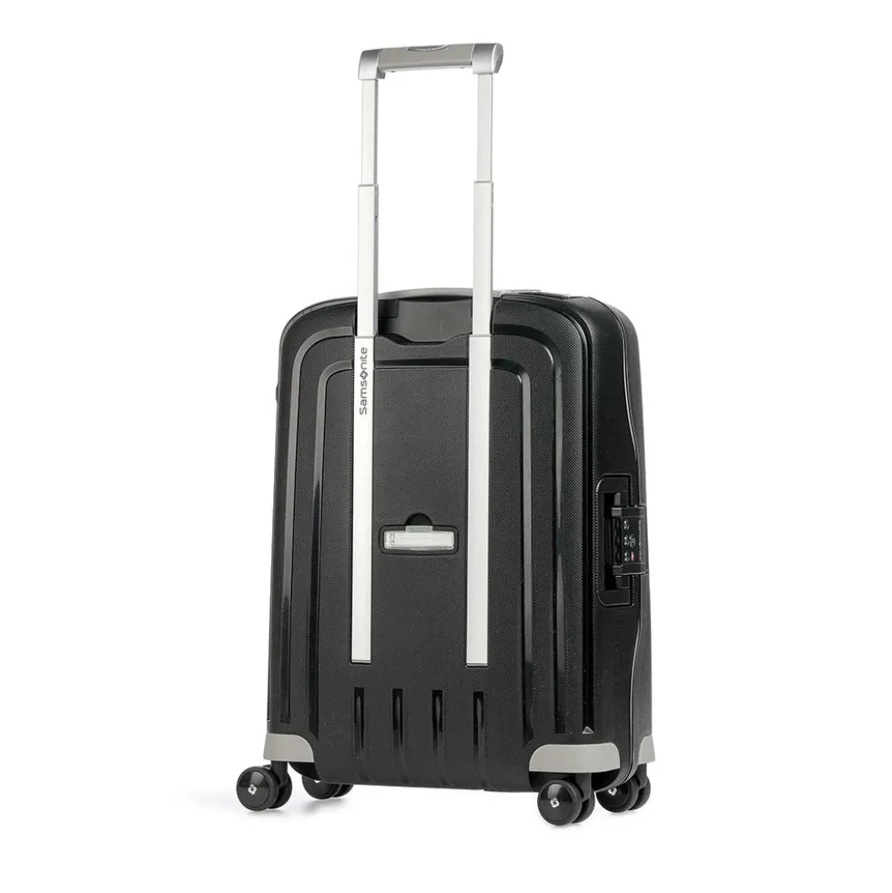 Trolley Cabina Rigido 4 Ruote SAMSONITE linea S'Cure Nero