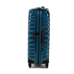Trolley Cabina Rigido 4 Ruote SAMSONITE linea Lite-Shock Blu Petrolio
