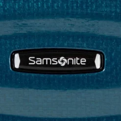 Trolley Cabina Rigido 4 Ruote SAMSONITE linea Lite-Shock Blu Petrolio
