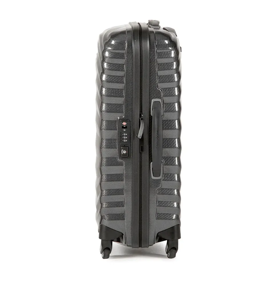 Trolley Cabina Rigido 4 Ruote SAMSONITE linea Lite-Shock Nero
