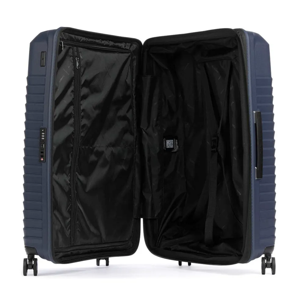 Trolley Grande Rigido Espandibile 4 Ruote SAMSONITE linea Intuo Blu Notte