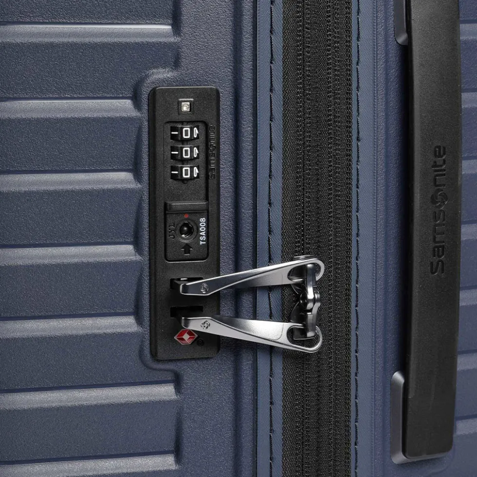 Trolley Grande Rigido Espandibile 4 Ruote SAMSONITE linea Intuo Blu Notte
