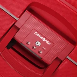 Trolley Grande Rigido 4 Ruote SAMSONITE linea S'Cure Rosso