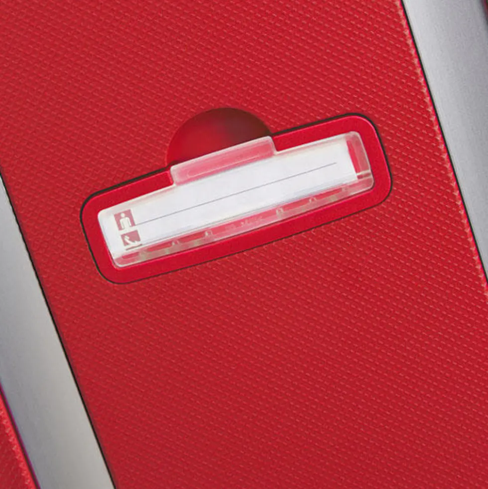 Trolley Grande Rigido 4 Ruote SAMSONITE linea S'Cure Rosso