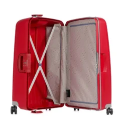 Trolley Grande Rigido 4 Ruote SAMSONITE linea S'Cure Rosso