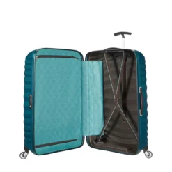 Trolley Grande Rigido 4 Ruote SAMSONITE linea Lite-Shock Blu Petrolio