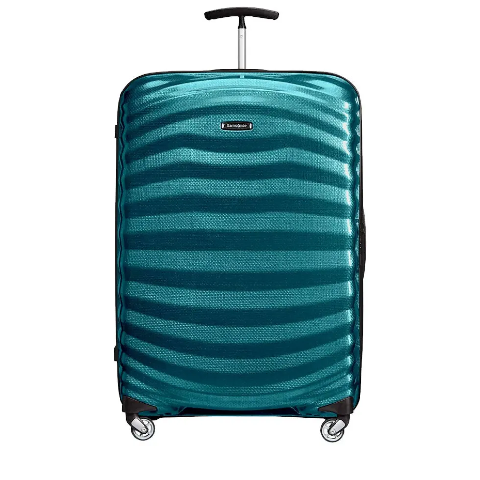 Trolley Grande Rigido 4 Ruote SAMSONITE linea Lite-Shock Blu Petrolio