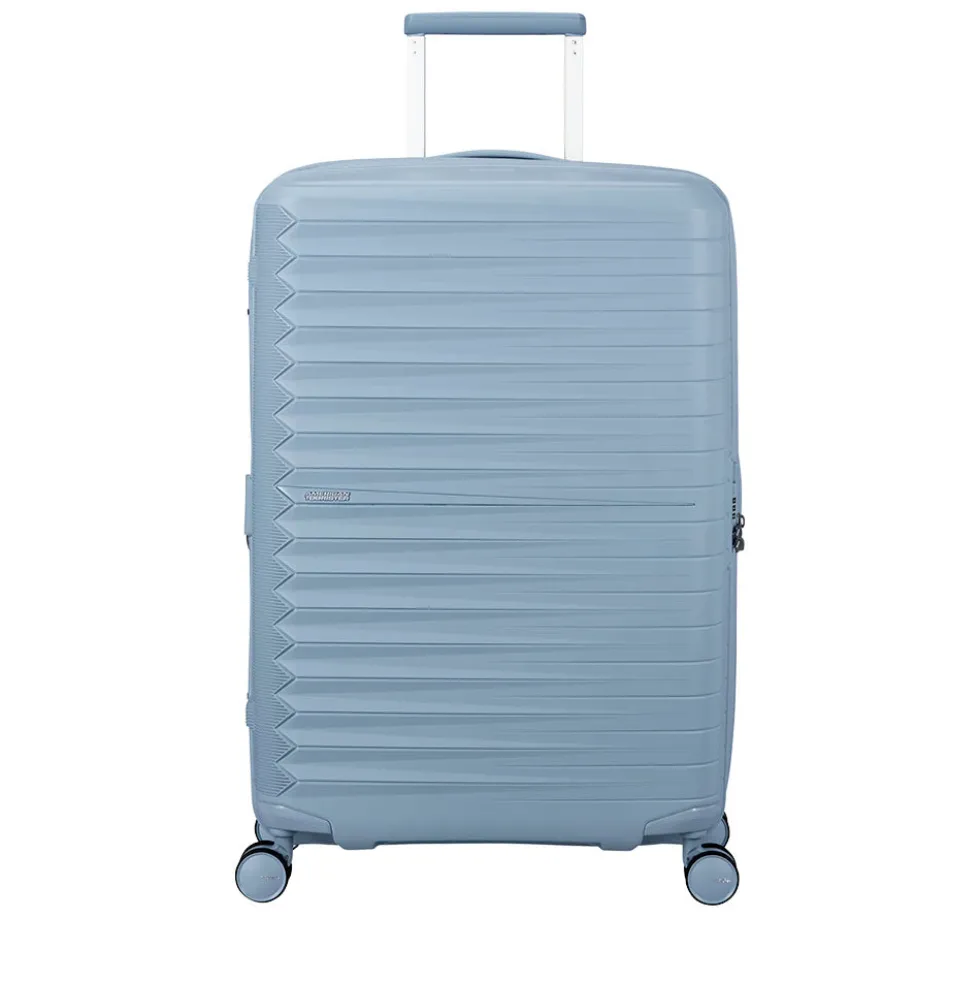 Trolley Medio Rigido Espandibile 4 Ruote AMERICAN TOURISTER linea FastForward colore Steel Blue