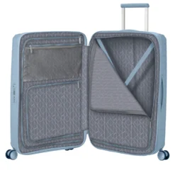 Trolley Medio Rigido Espandibile 4 Ruote AMERICAN TOURISTER linea FastForward colore Steel Blue