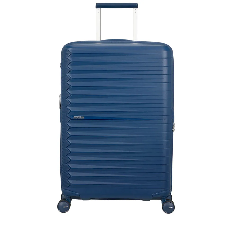 Trolley Medio Rigido Espandibile 4 Ruote AMERICAN TOURISTER linea FastForward colore Navy Blue