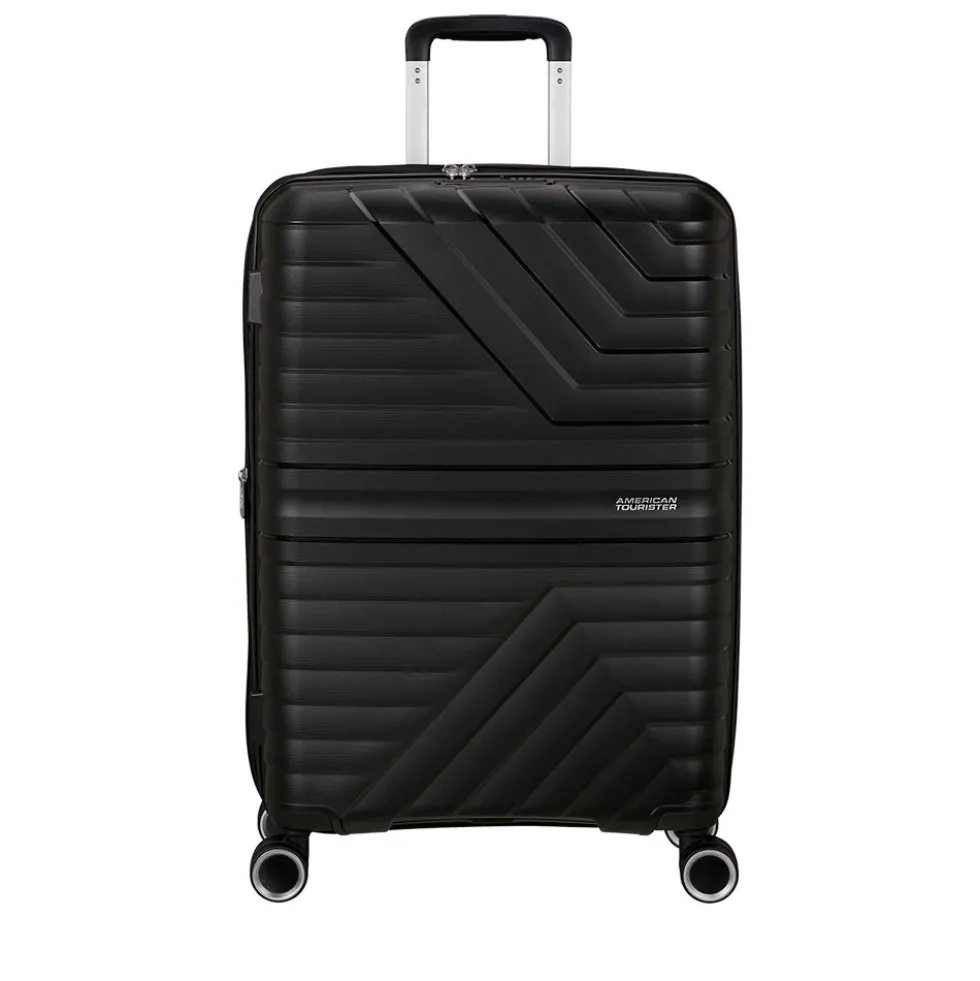Trolley Medio Rigido Espandibile 4 Ruote AMERICAN TOURISTER linea Flytwist colore Shadow Black