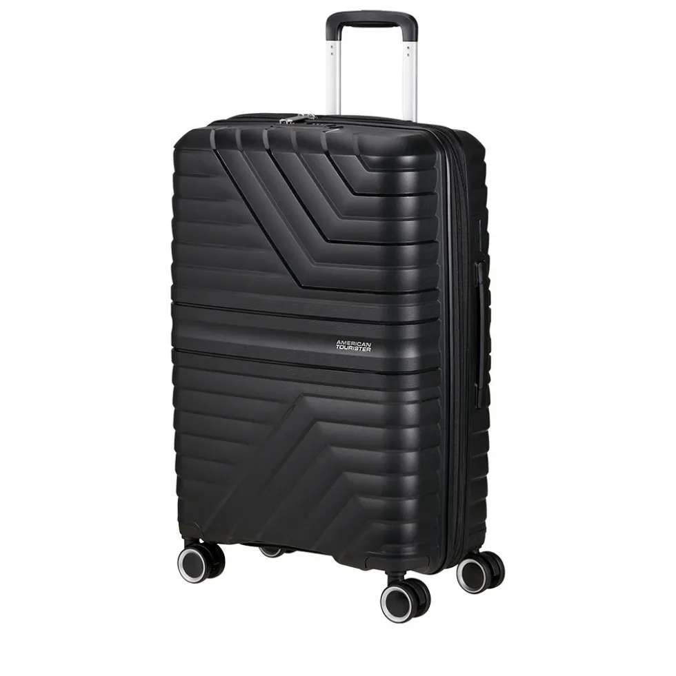 Trolley Medio Rigido Espandibile 4 Ruote AMERICAN TOURISTER linea Flytwist colore Shadow Black