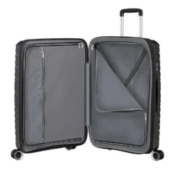 Trolley Medio Rigido Espandibile 4 Ruote AMERICAN TOURISTER linea Flytwist colore Shadow Black