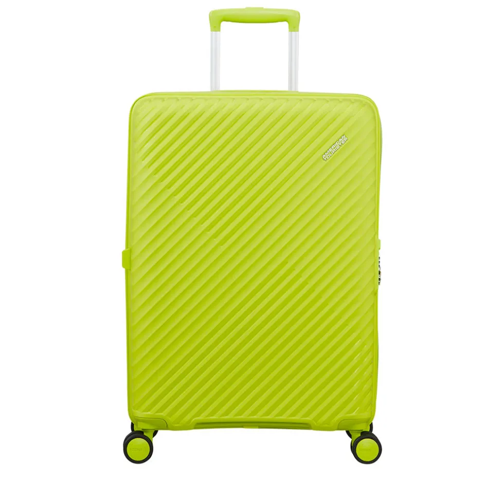 Trolley Medio Rigido Espandibile AMERICAN TOURISTER linea Diablast colore Hyper Lime