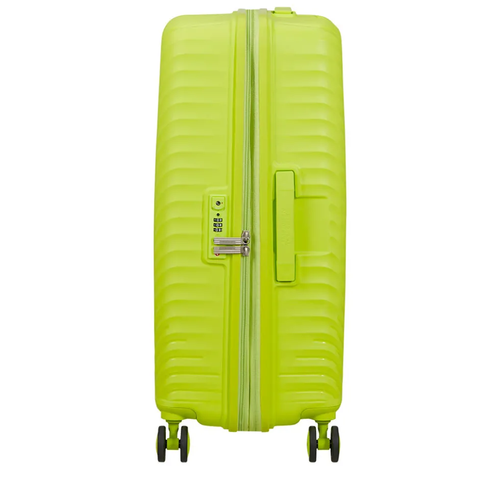 Trolley Medio Rigido Espandibile AMERICAN TOURISTER linea Diablast colore Hyper Lime