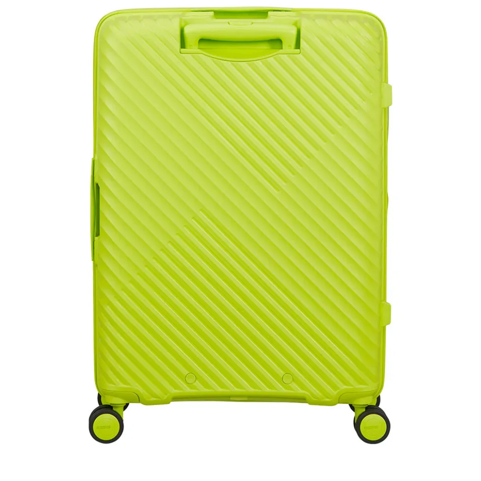 Trolley Medio Rigido Espandibile AMERICAN TOURISTER linea Diablast colore Hyper Lime