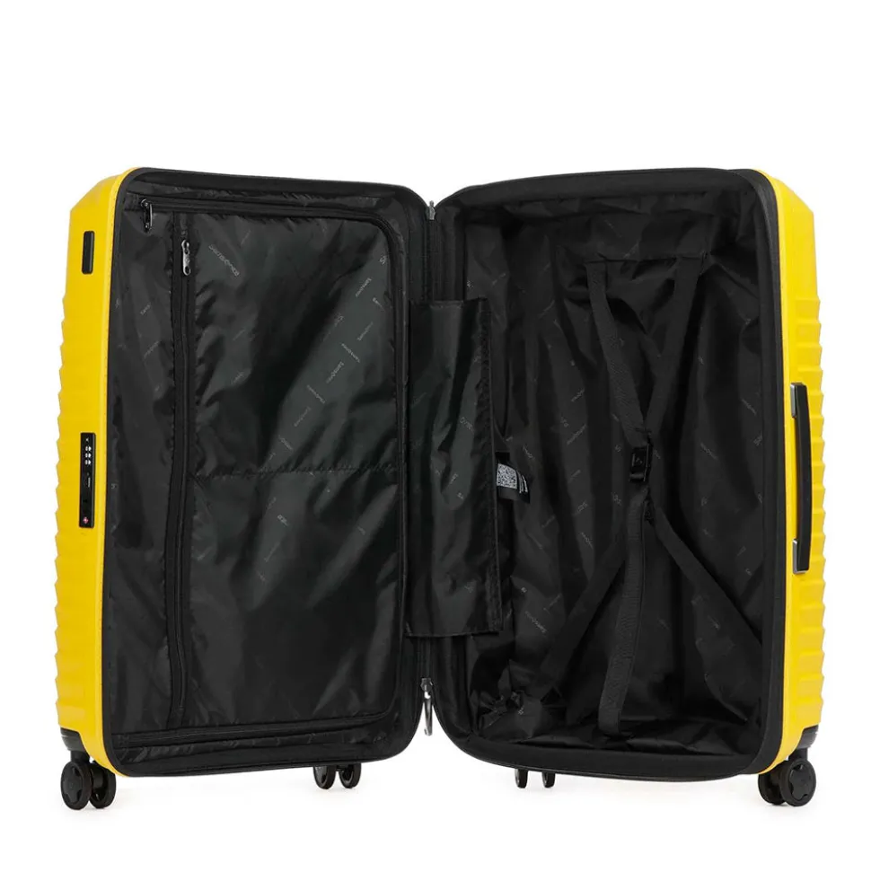 Trolley Medio Rigido Espandibile 4 Ruote SAMSONITE linea Intuo Giallo