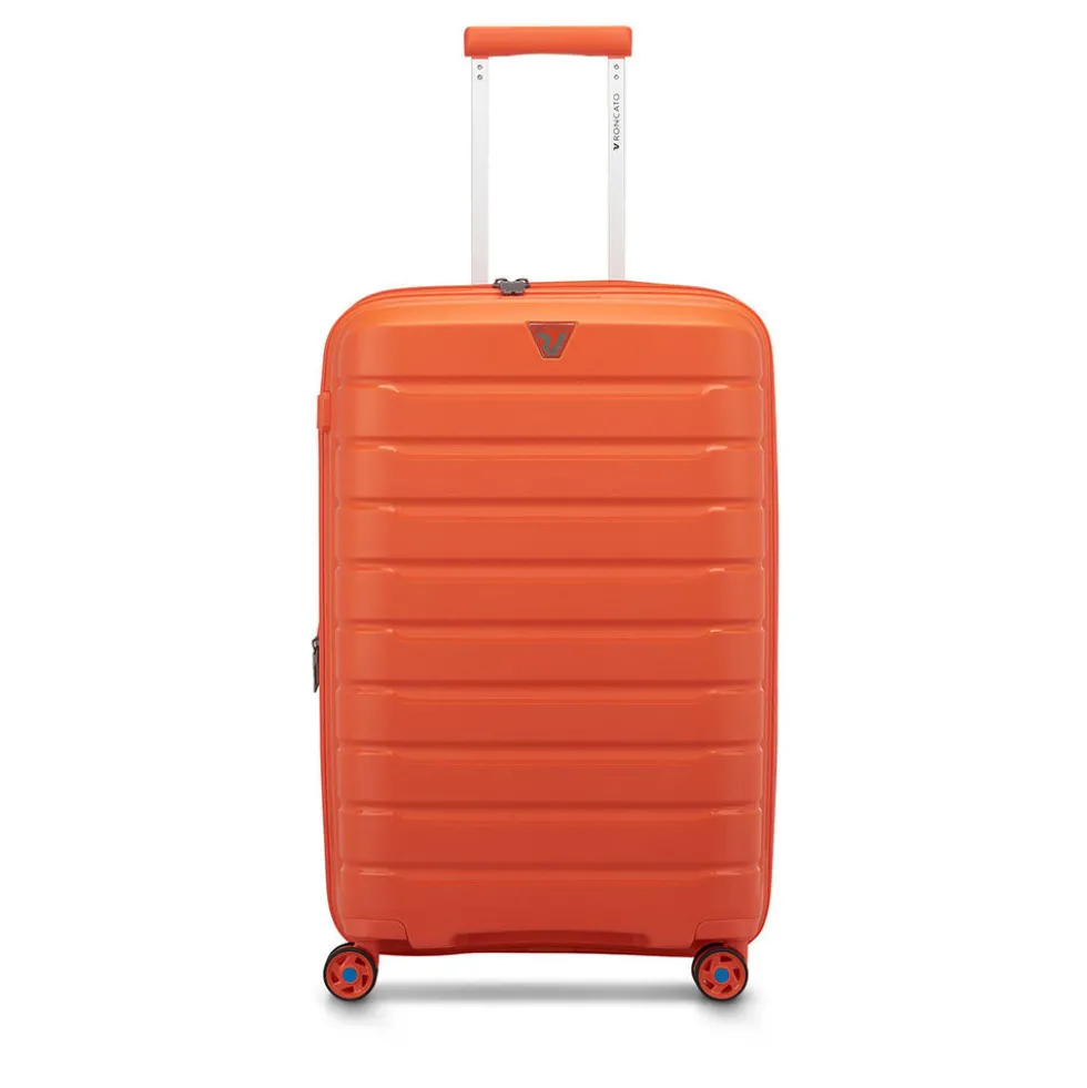 Trolley Rigido Medio Espandibile 4 Ruote RONCATO Linea B-Flying colore Arancio Brillante