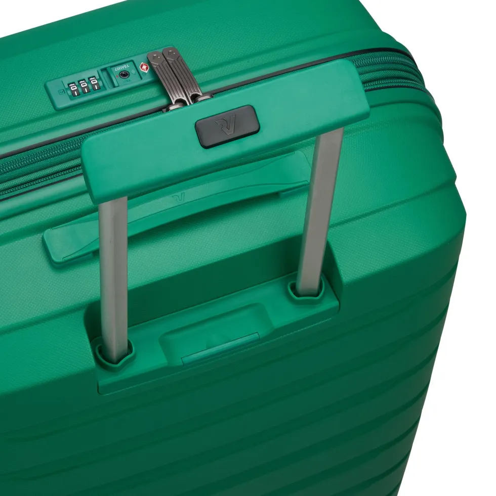 Trolley Rigido Medio Espandibile 4 Ruote RONCATO Linea B-Flying colore Verde Brillante