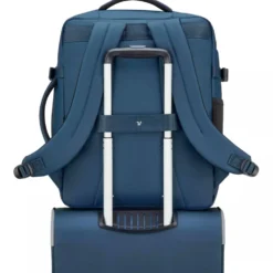 Zaino da Viaggio Underseat RONCATO linea Wanderline in Tessuto Gommato Blu Notte