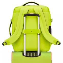 Zaino da Viaggio Underseat RONCATO linea Wanderline in Tessuto Gommato Cyber Lime