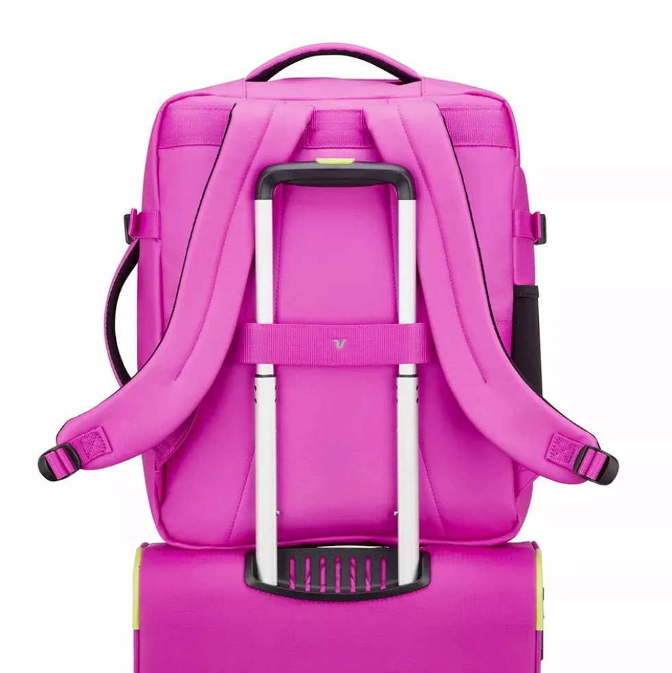Zaino da Viaggio Underseat RONCATO linea Wanderline in Tessuto Gommato Fucsia