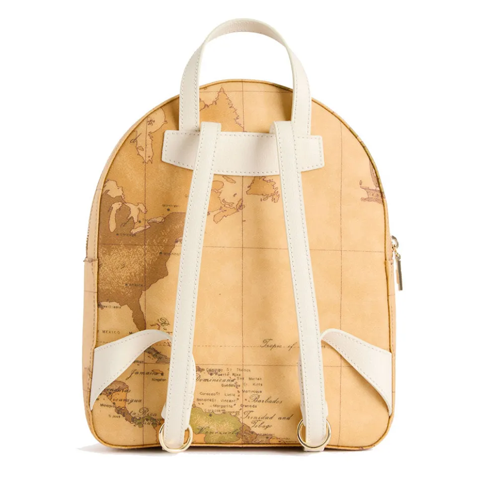 Zaino Donna 1A Classe Alviero Martini linea Escape Geo stampa Geo Classic e Avorio LE64