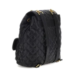 Zaino Donna GUESS Linea Giully Colore Nero Chiuso con Pattina e Coulisse