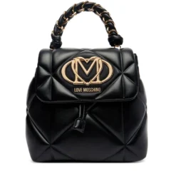 Zaino Donna LOVE MOSCHINO linea Embossed Trapuntata Nera