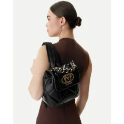 Zaino Donna LOVE MOSCHINO linea Embossed Trapuntata Nera