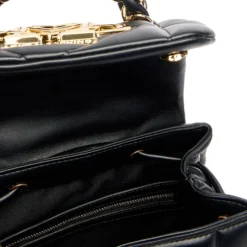 Zaino Donna LOVE MOSCHINO linea Embossed Trapuntata Nera
