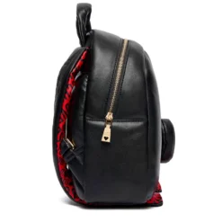Zaino Donna LOVE MOSCHINO linea Puffy Logo Trapuntato Imbottito Nero