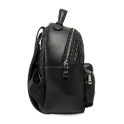 Zaino Donna LOVE MOSCHINO linea Quilted Trapuntato Nero e Nikel