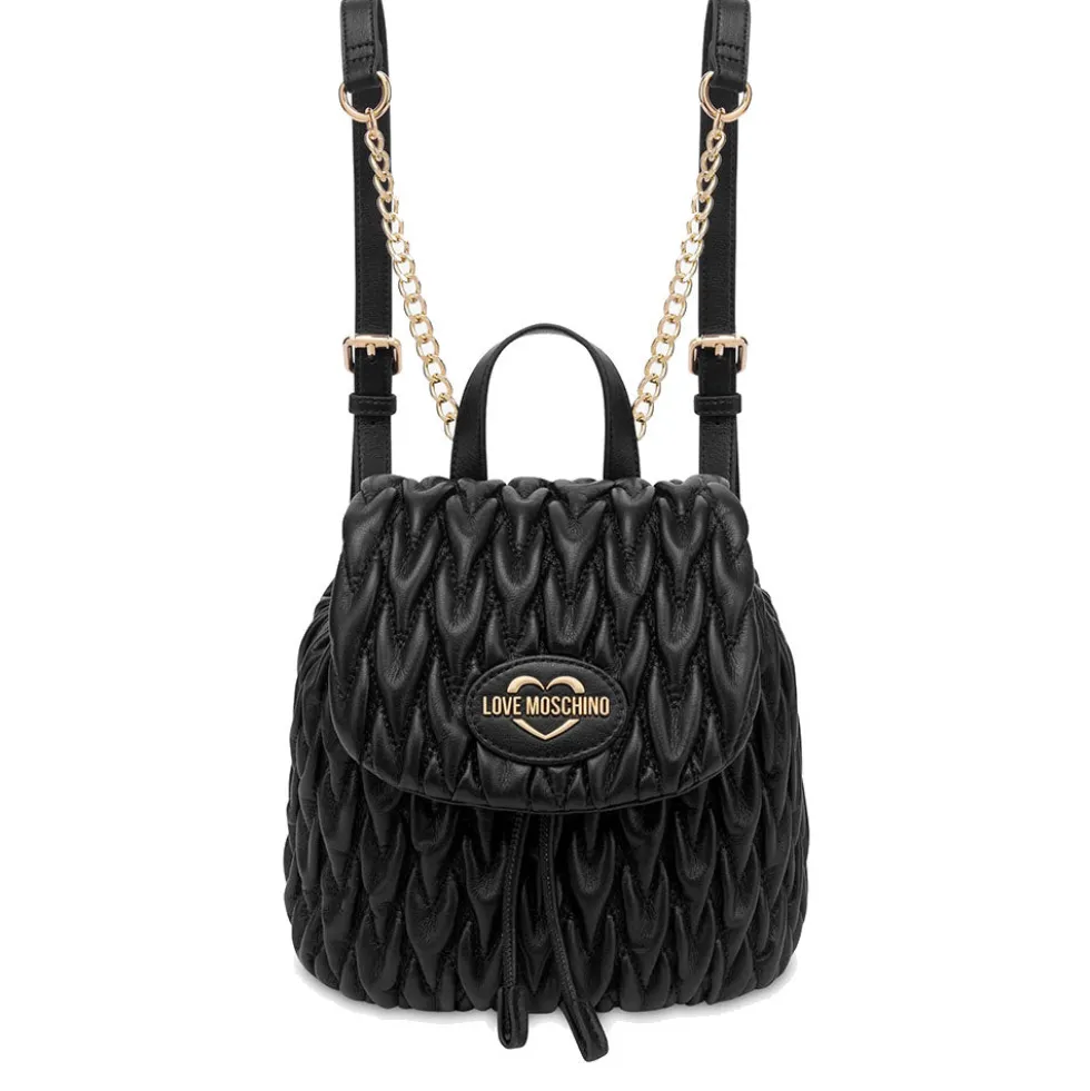 Zaino Donna LOVE MOSCHINO Trapuntato Nero