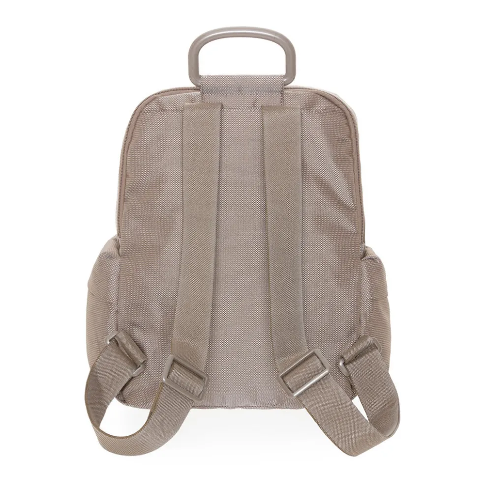 Zaino Donna Mandarina Duck in Tessuto Linea MD20 Colore Taupe Misura Grande