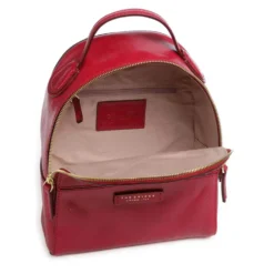 Zaino Donna Medio THE BRIDGE linea Elettra in Pelle Rosso Berry