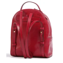 Zaino Donna Medio THE BRIDGE linea Elettra in Pelle Rosso Berry