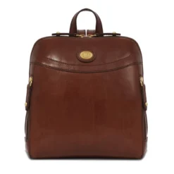 Zaino Donna THE BRIDGE in Pelle Marrone linea Story Made in Italy