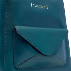 Zaino Donna THE BRIDGE linea Frida in Pelle Blu Pavone