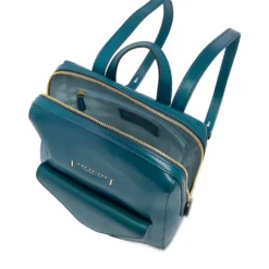 Zaino Donna THE BRIDGE linea Frida in Pelle Blu Pavone