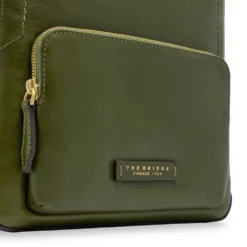 Zaino Donna THE BRIDGE linea Larissa in Pelle Verde Maggiorana