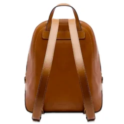 Zaino Donna THE BRIDGE linea Larissa in Pelle color Cognac