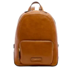 Zaino Donna THE BRIDGE linea Larissa in Pelle color Cognac