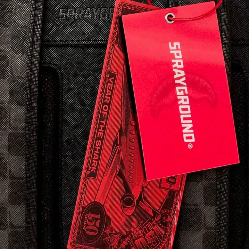 Zaino Small SPRAYGROUND stampa Sharks in Paris Balloon Black